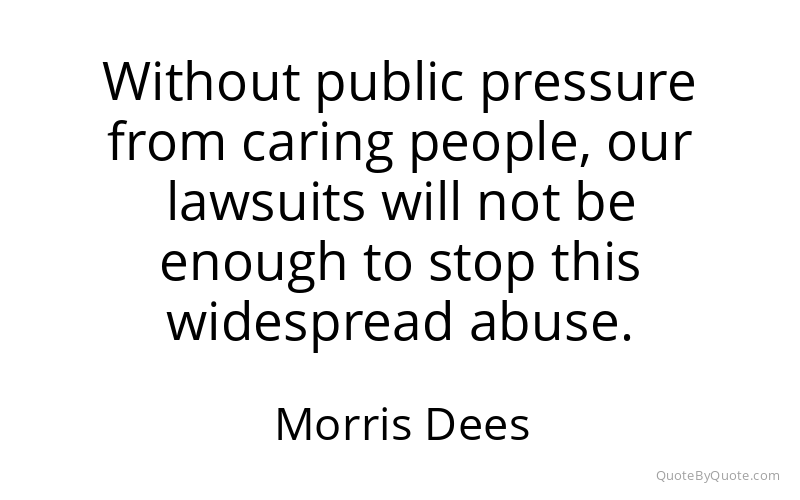 Preview image for this quote by Morris Dees