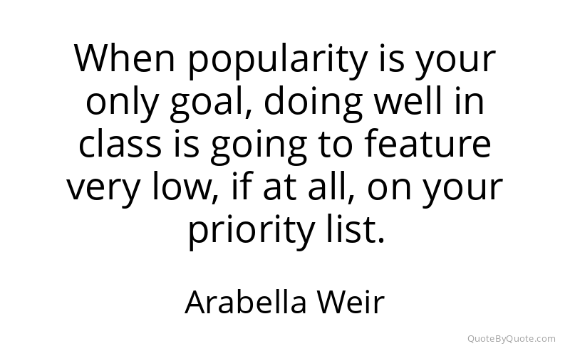 Preview image for this quote by Arabella Weir