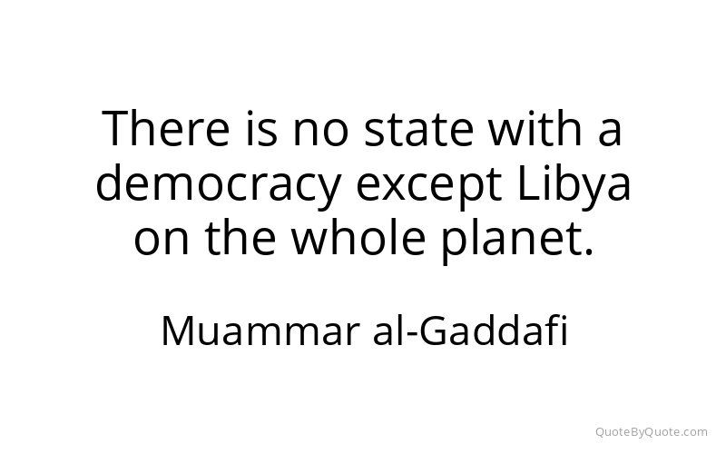 Preview image for this quote by Muammar al-Gaddafi