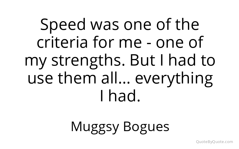 Preview image for this quote by Muggsy Bogues
