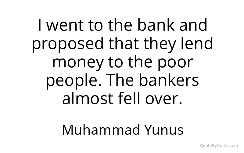 Preview image for this quote by Muhammad Yunus