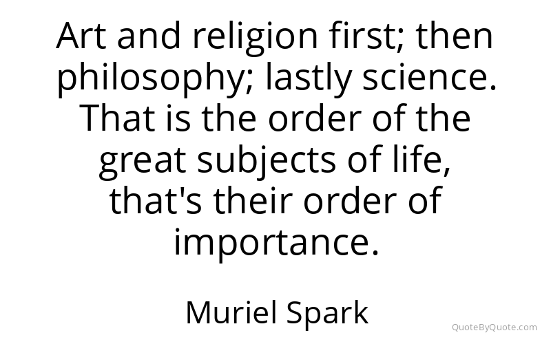 Preview image for this quote by Muriel Spark