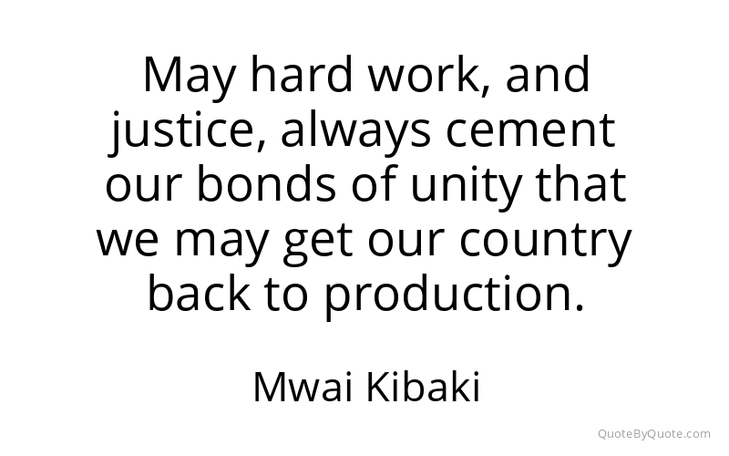 Preview image for this quote by Mwai Kibaki