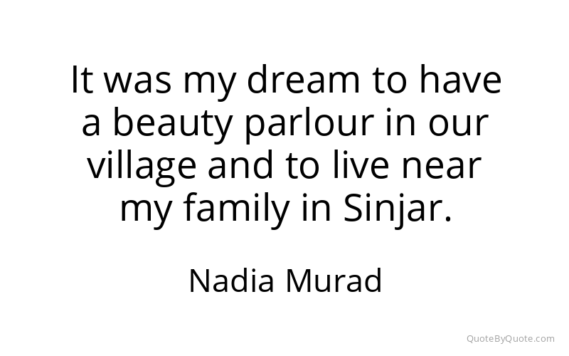 Preview image for this quote by Nadia Murad