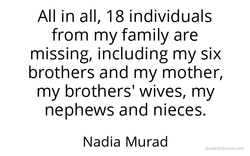 Preview image for this quote by Nadia Murad