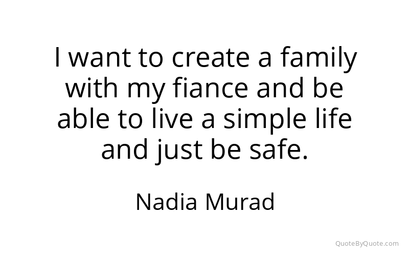 Preview image for this quote by Nadia Murad