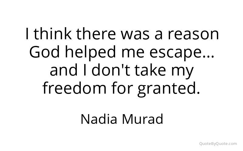 Preview image for this quote by Nadia Murad