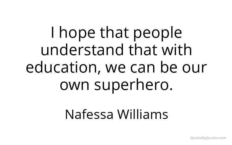 Preview image for this quote by Nafessa Williams