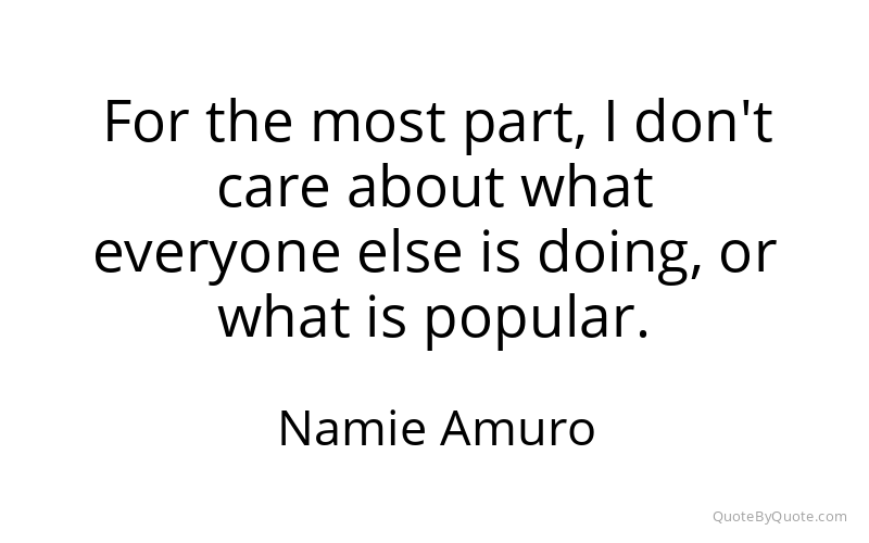 Preview image for this quote by Namie Amuro