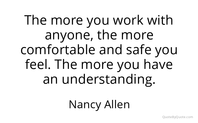 Preview image for this quote by Nancy Allen