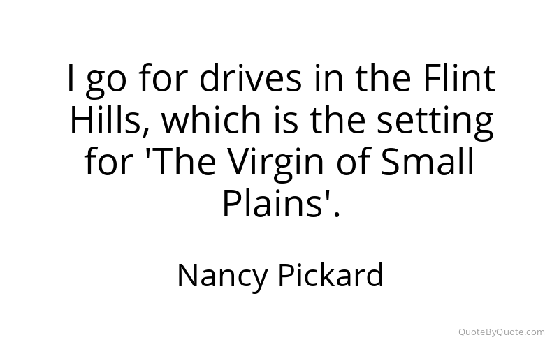 Preview image for this quote by Nancy Pickard