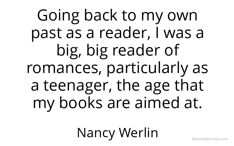 Preview image for this quote by Nancy Werlin