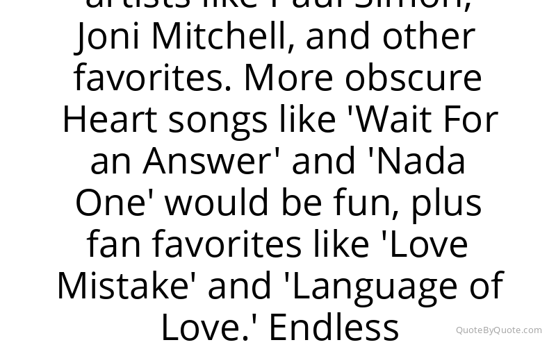 Preview image for this quote by Nancy Wilson