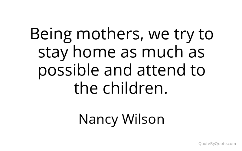 Preview image for this quote by Nancy Wilson