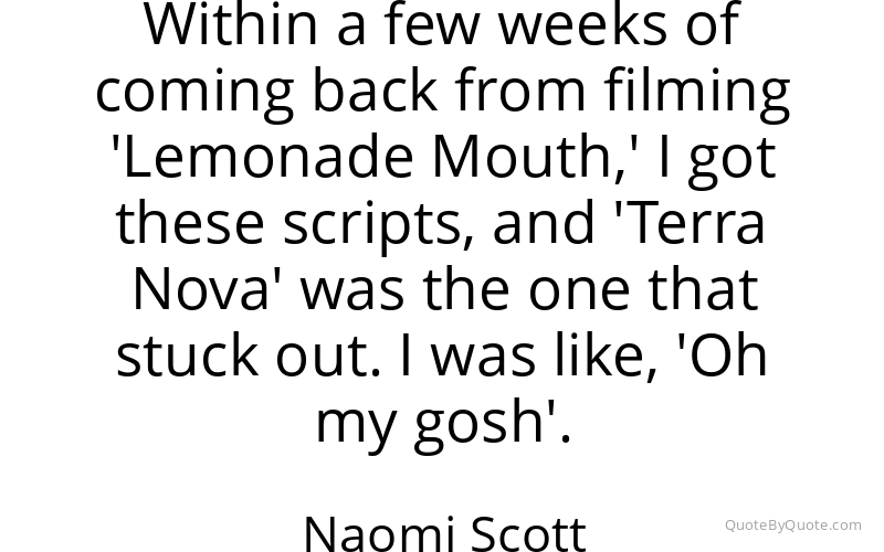 Preview image for this quote by Naomi Scott