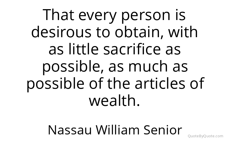Preview image for this quote by Nassau William Senior