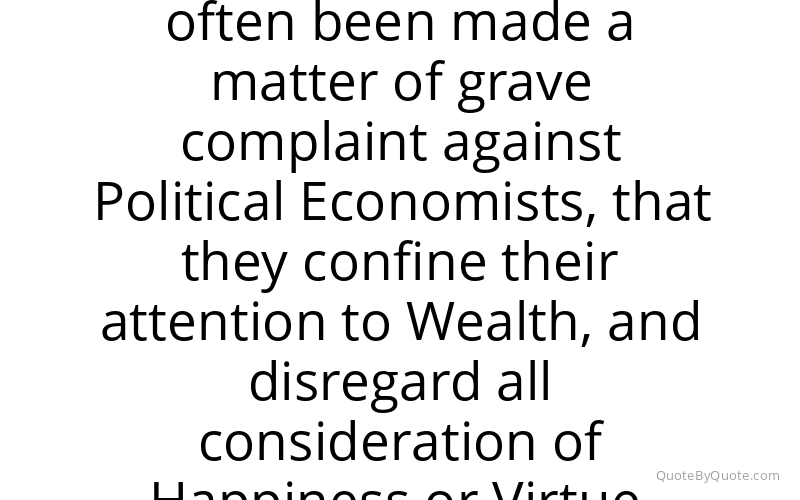 Preview image for this quote by Nassau William Senior