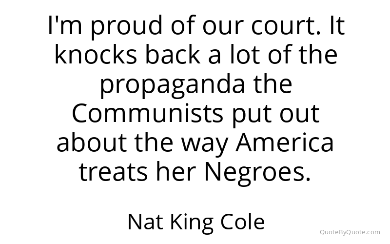 Preview image for this quote by Nat King Cole