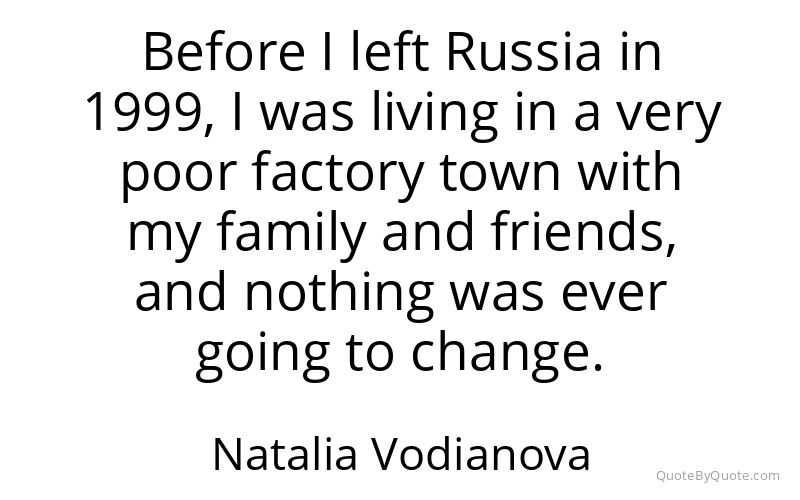Preview image for this quote by Natalia Vodianova