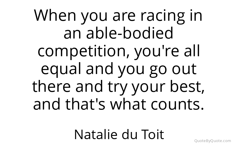 Preview image for this quote by Natalie du Toit