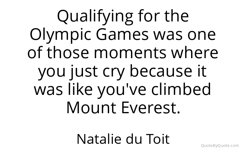 Preview image for this quote by Natalie du Toit