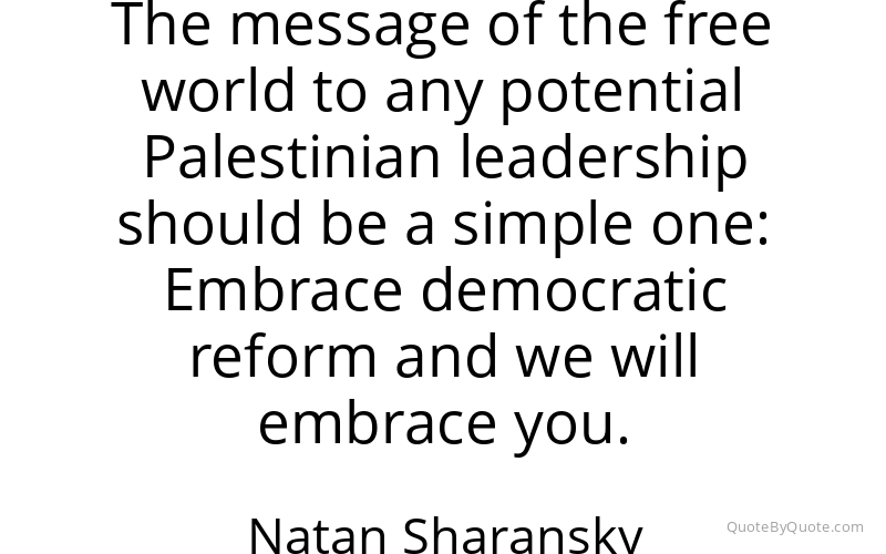 Preview image for this quote by Natan Sharansky