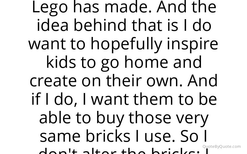 Preview image for this quote by Nathan Sawaya