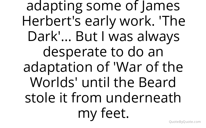 Preview image for this quote by Neil Marshall