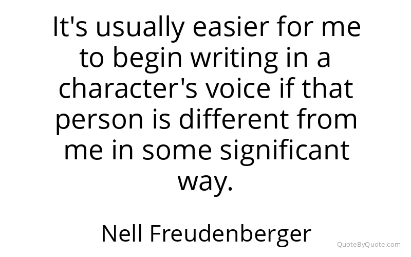 Preview image for this quote by Nell Freudenberger