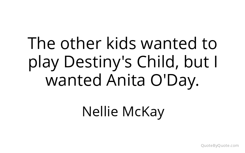 Preview image for this quote by Nellie McKay