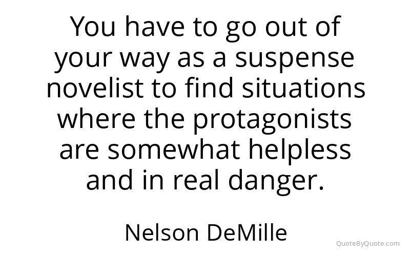 Preview image for this quote by Nelson DeMille
