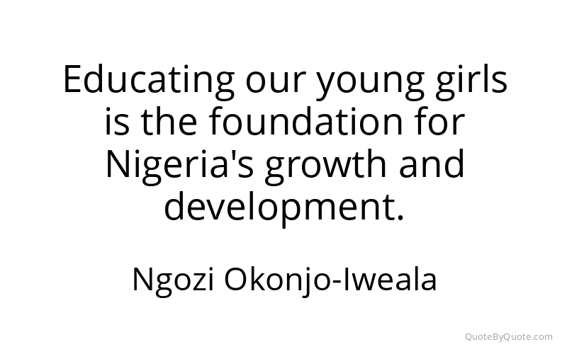 Preview image for this quote by Ngozi Okonjo-Iweala