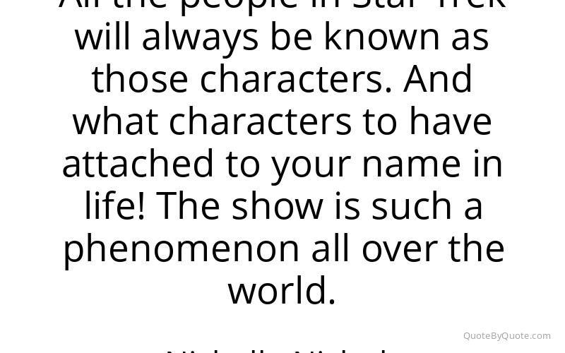 Preview image for this quote by Nichelle Nichols