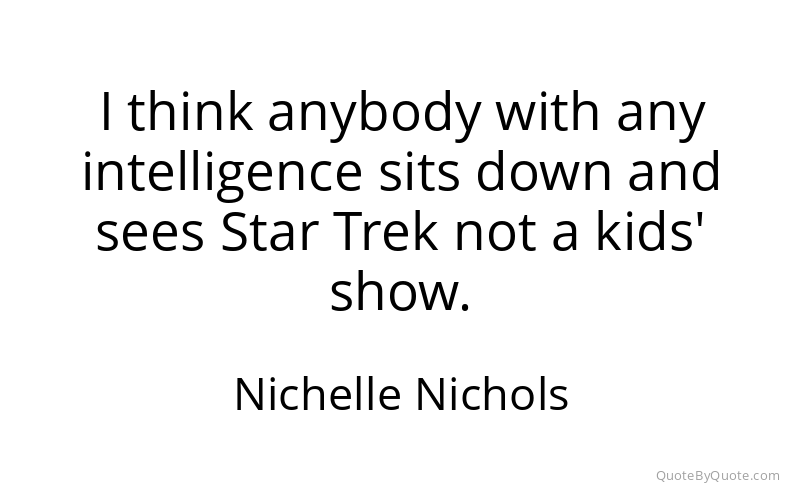 Preview image for this quote by Nichelle Nichols