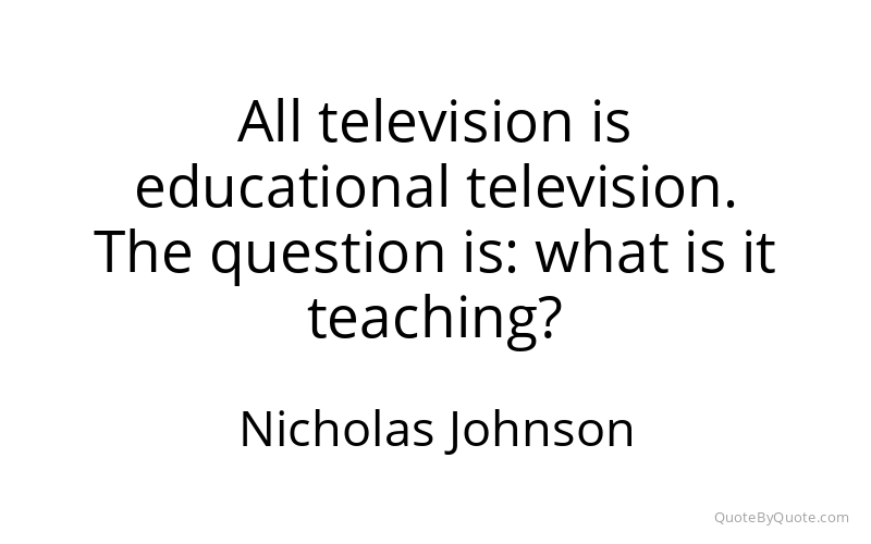 Preview image for this quote by Nicholas Johnson