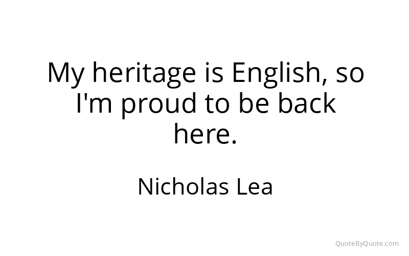 Preview image for this quote by Nicholas Lea