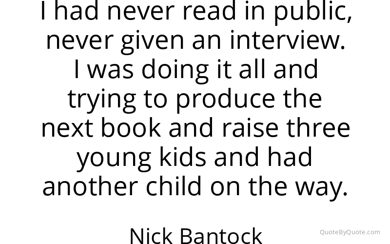 Preview image for this quote by Nick Bantock
