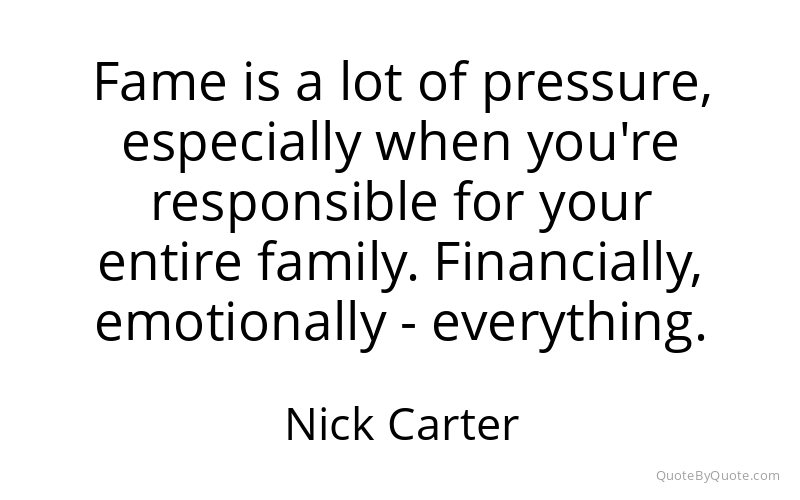 Preview image for this quote by Nick Carter