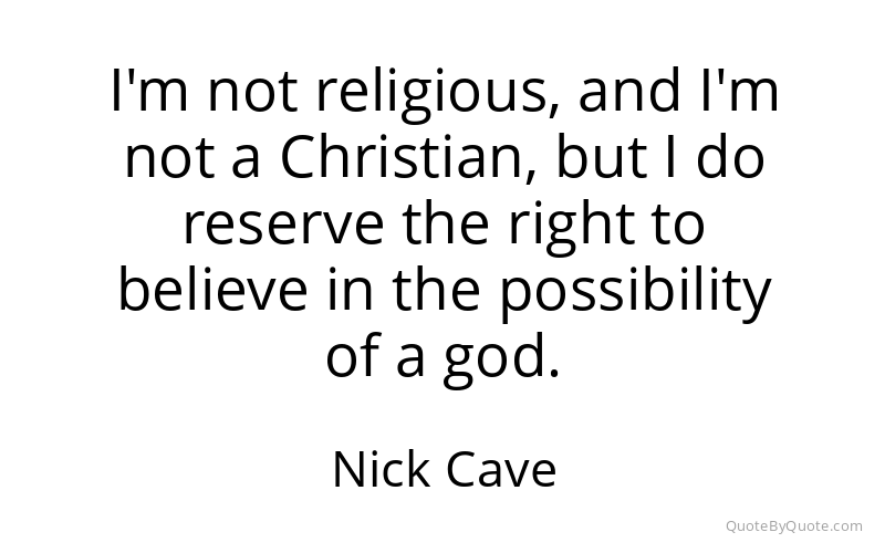 Preview image for this quote by Nick Cave