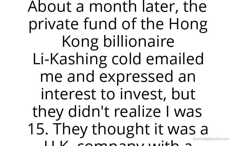 Preview image for this quote by Nick D'Aloisio