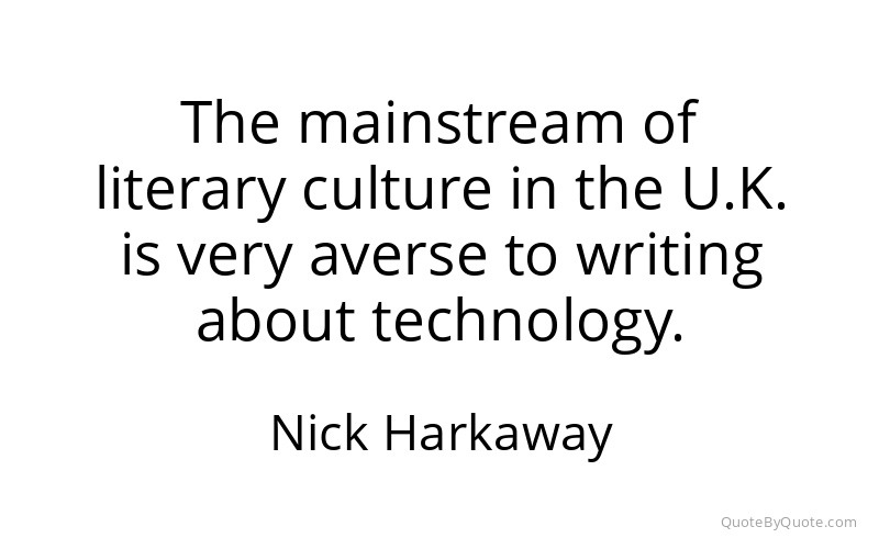 Preview image for this quote by Nick Harkaway