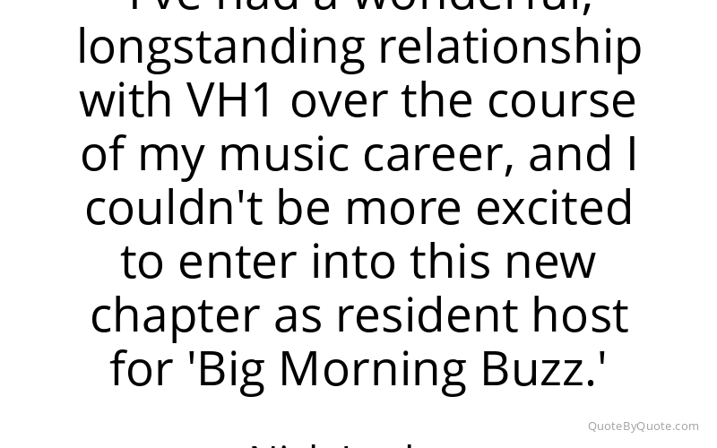 Preview image for this quote by Nick Lachey