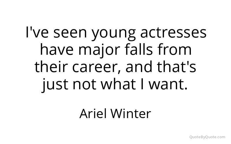 Preview image for this quote by Ariel Winter
