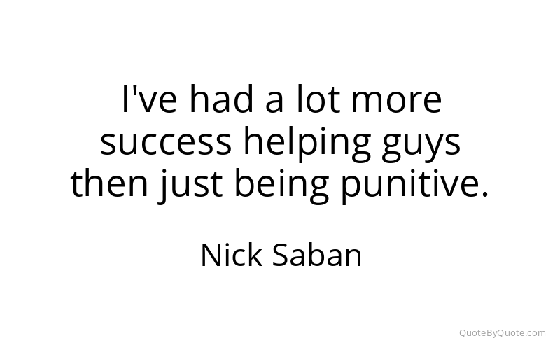 Preview image for this quote by Nick Saban