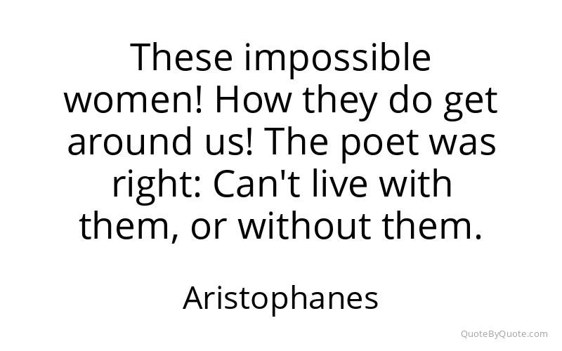 Preview image for this quote by Aristophanes