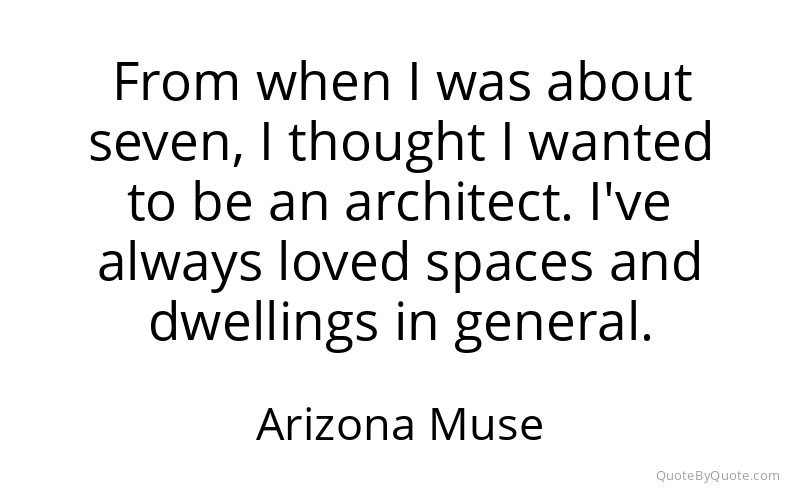 Preview image for this quote by Arizona Muse