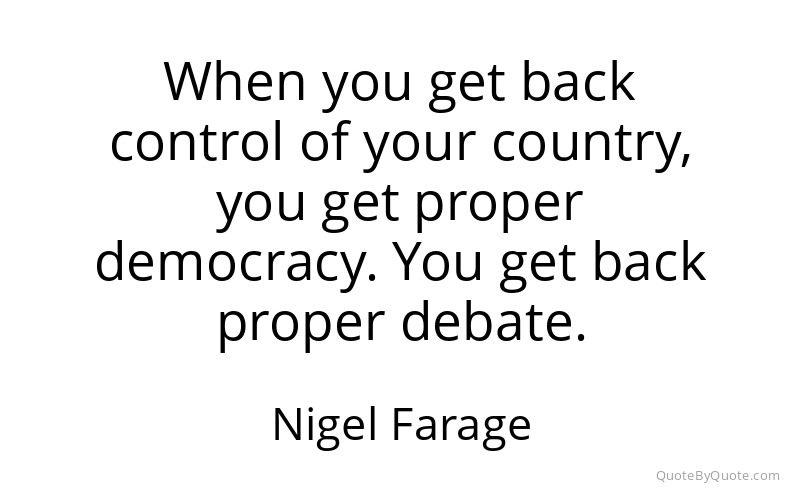 Preview image for this quote by Nigel Farage