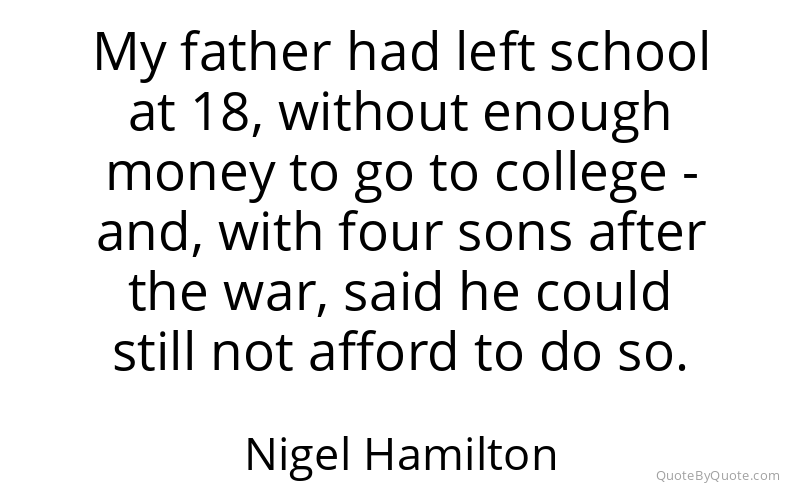 Preview image for this quote by Nigel Hamilton