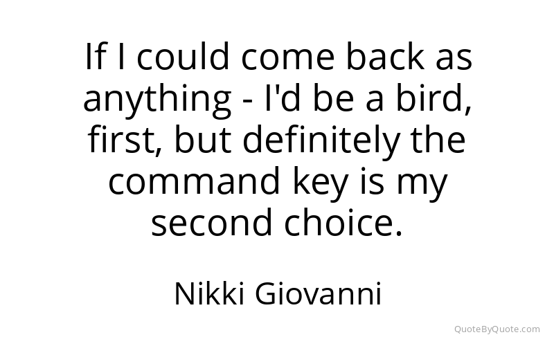 Preview image for this quote by Nikki Giovanni