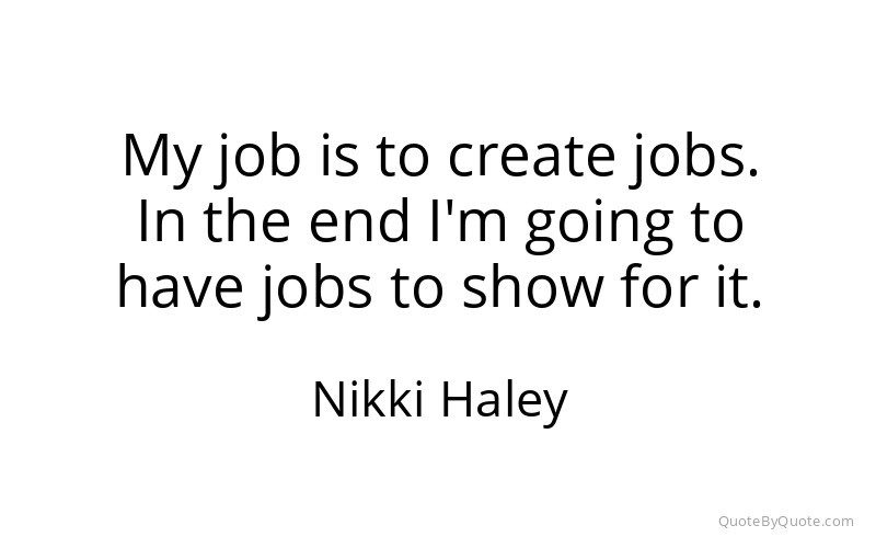 Preview image for this quote by Nikki Haley